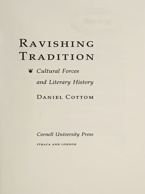 cover image of Ravishing Tradition